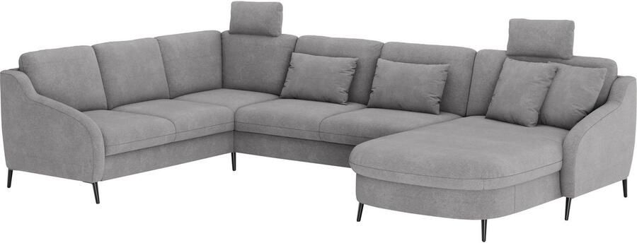 Sit&more Zithoek Soul U-model optioneel met bedfunctie en bedlade of lade - Foto 3