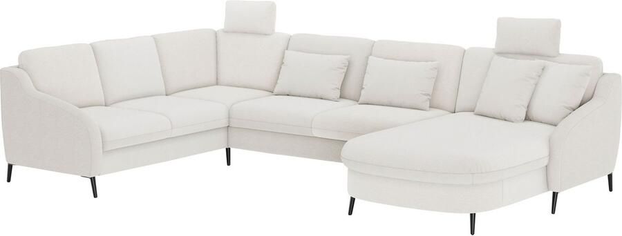Sit&more Zithoek Soul U-model optioneel met bedfunctie en bedlade of lade - Foto 3