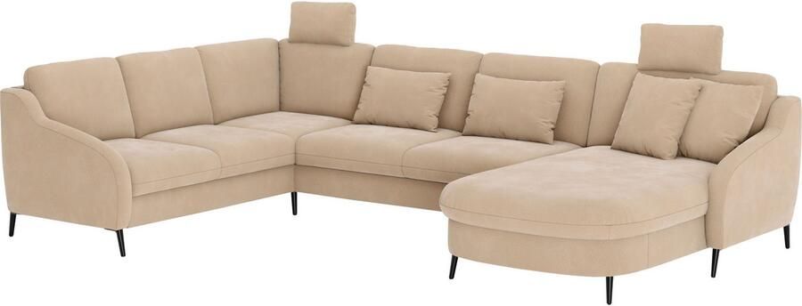 Sit&more Zithoek Soul U-model optioneel met bedfunctie en bedlade of lade - Foto 3