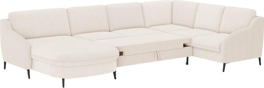 Sit&more Zithoek Soul U-model optioneel met bedfunctie en bedlade of lade - Foto 7