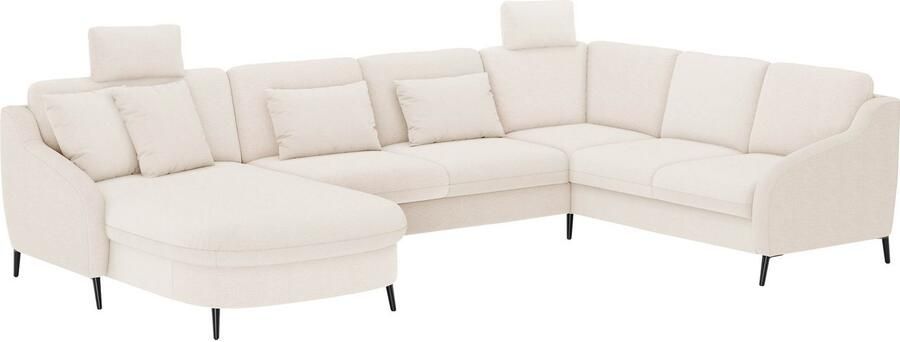 Sit&more Zithoek Soul U-model optioneel met bedfunctie en bedlade of lade - Foto 3