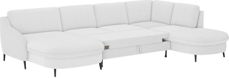 Sit&more Zithoek Soul U-model optioneel met bedfunctie en bedlade of lade - Foto 7
