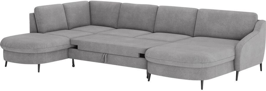 Sit&more Zithoek Soul U-model optioneel met bedfunctie en bedlade of lade - Foto 6