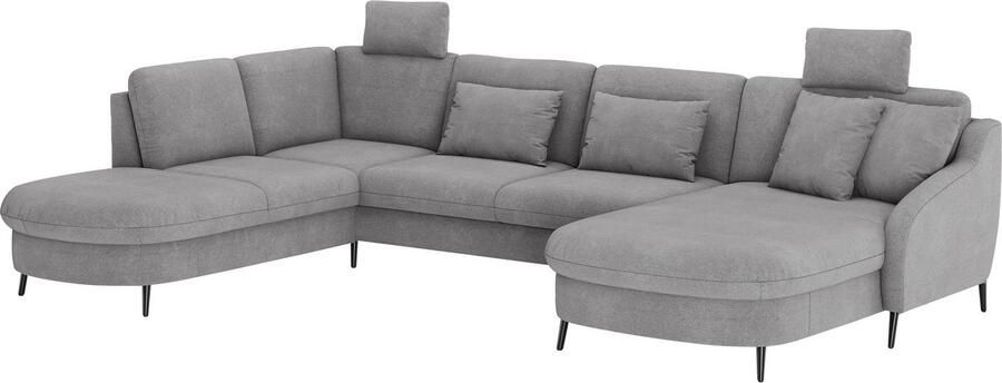 Sit&more Zithoek Soul U-model optioneel met bedfunctie en bedlade of lade - Foto 3