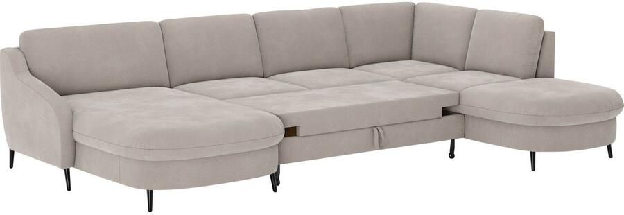 Sit&more Zithoek Soul U-model optioneel met bedfunctie en bedlade of lade - Foto 5