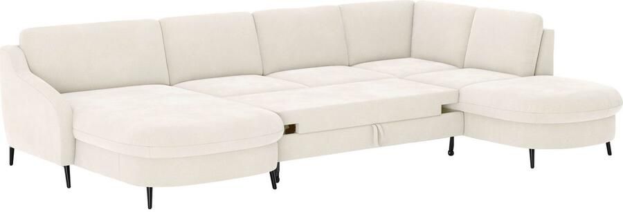 Sit&more Zithoek Soul U-model optioneel met bedfunctie en bedlade of lade - Foto 6