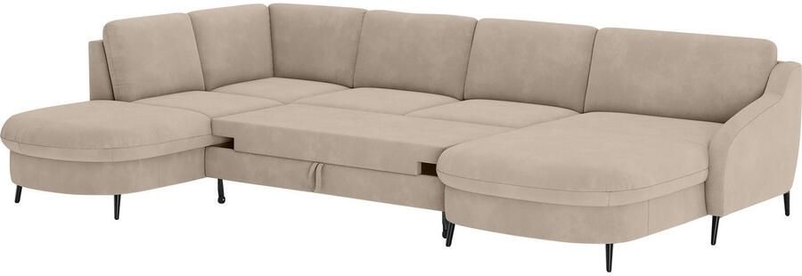 Sit&more Zithoek Soul U-model optioneel met bedfunctie en bedlade of lade - Foto 5