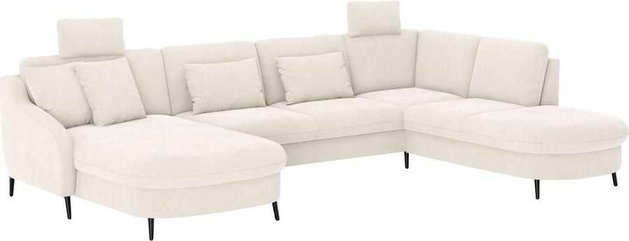 Sit&more Zithoek Soul U-model optioneel met bedfunctie en bedlade of lade - Foto 3