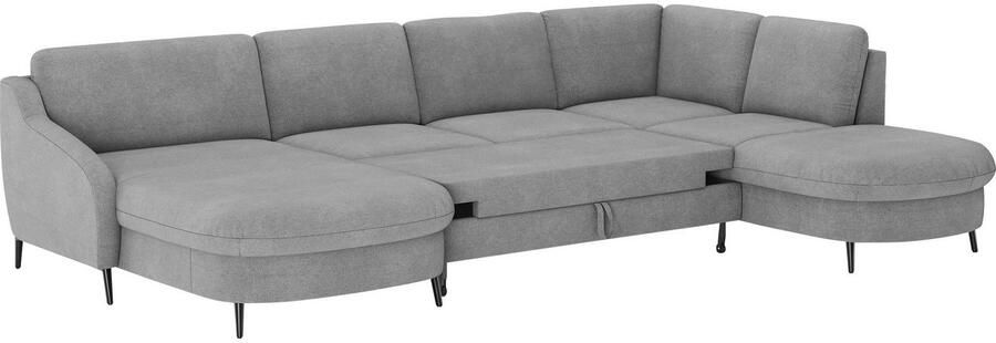 Sit&more Zithoek Soul U-model optioneel met bedfunctie en bedlade of lade - Foto 7