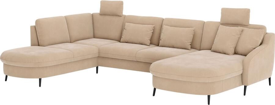 Sit&more Zithoek Soul U-model optioneel met bedfunctie en bedlade of lade - Foto 3