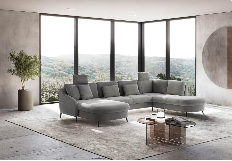 Sit&more Zithoek Soul U-model optioneel met bedfunctie en bedlade of lade - Foto 2