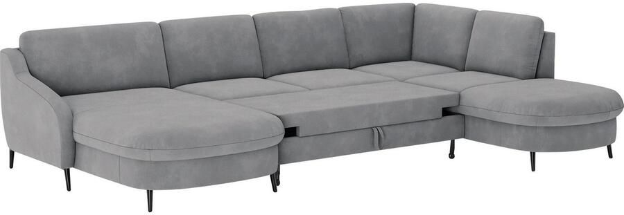 Sit&more Zithoek Soul U-model optioneel met bedfunctie en bedlade of lade - Foto 7
