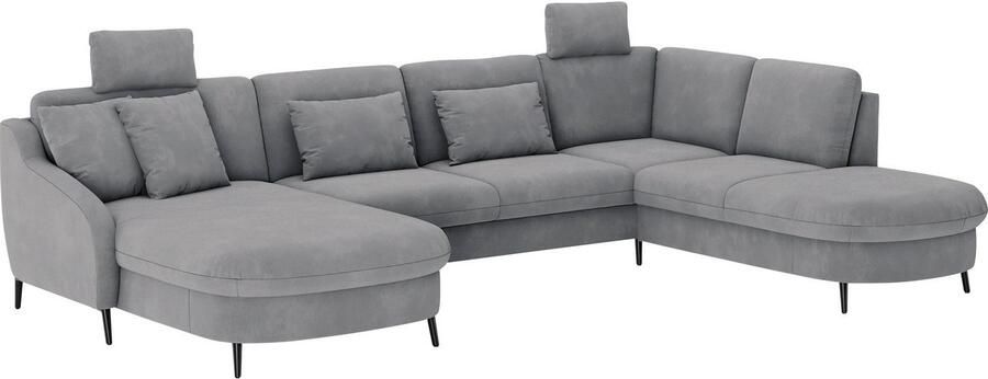 Sit&more Zithoek Soul U-model optioneel met bedfunctie en bedlade of lade - Foto 3