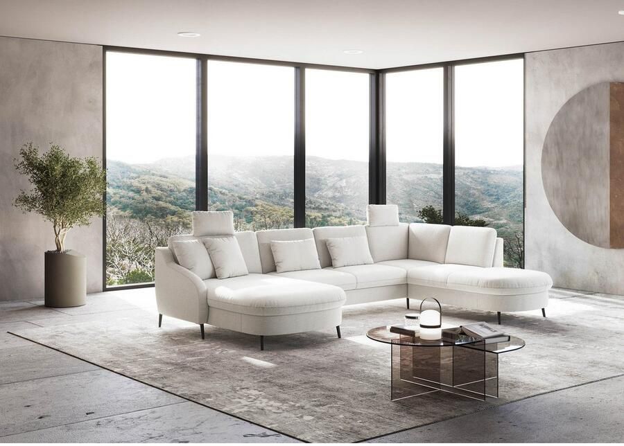 Sit&more Zithoek Soul U-model optioneel met bedfunctie en bedlade of lade - Foto 2