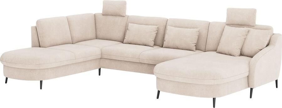 Sit&more Zithoek Soul U-model optioneel met bedfunctie en bedlade of lade - Foto 3