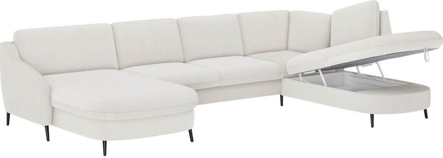 Sit&more Zithoek Soul U-model optioneel met bedfunctie en bedlade of lade - Foto 4