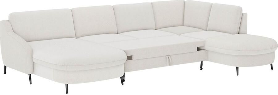 Sit&more Zithoek Soul U-model optioneel met bedfunctie en bedlade of lade - Foto 6