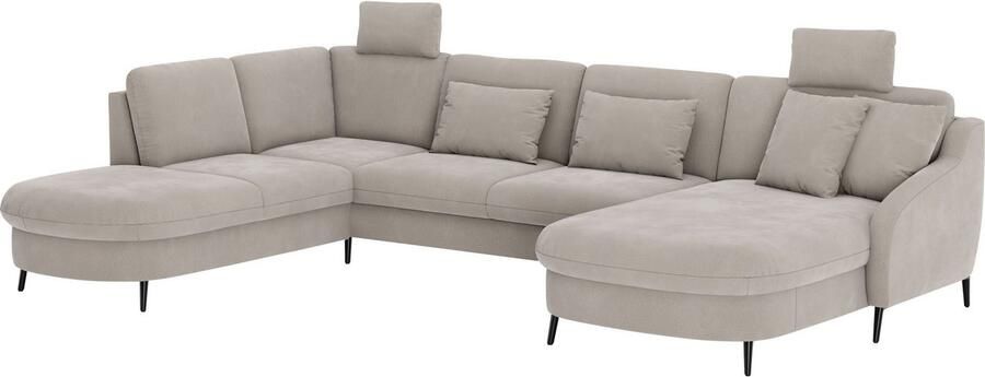 Sit&more Zithoek Soul U-model optioneel met bedfunctie en bedlade of lade - Foto 3