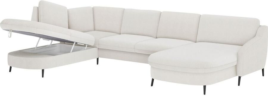 Sit&more Zithoek Soul U-model optioneel met bedfunctie en bedlade of lade - Foto 4