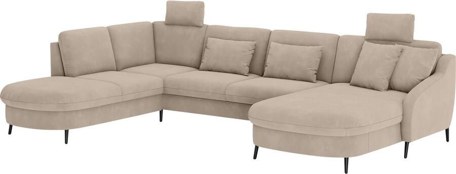 Sit&more Zithoek Soul U-model optioneel met bedfunctie en bedlade of lade - Foto 3