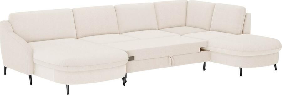 Sit&more Zithoek Soul U-model optioneel met bedfunctie en bedlade of lade - Foto 7