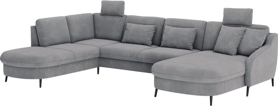 Sit&more Zithoek Soul U-model optioneel met bedfunctie en bedlade of lade - Foto 3