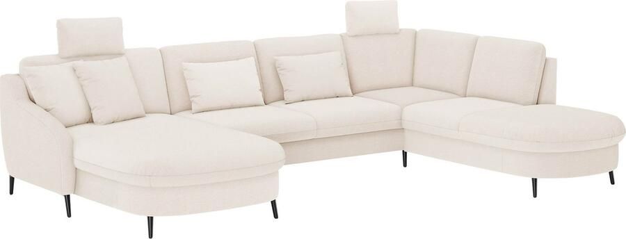 Sit&more Zithoek Soul U-model optioneel met bedfunctie en bedlade of lade - Foto 3