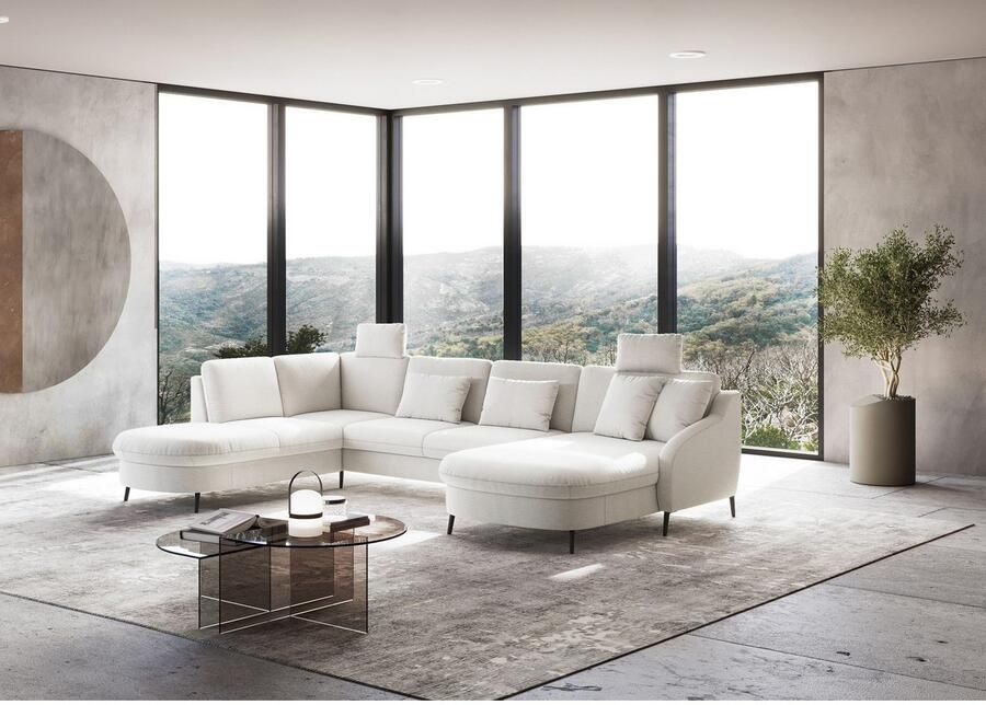 Sit&more Zithoek Soul U-model optioneel met bedfunctie en bedlade of lade - Foto 2