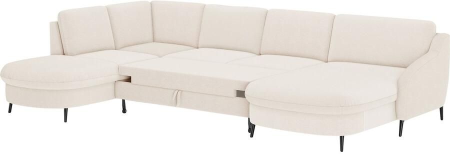 Sit&more Zithoek Soul U-model optioneel met bedfunctie en bedlade of lade - Foto 6