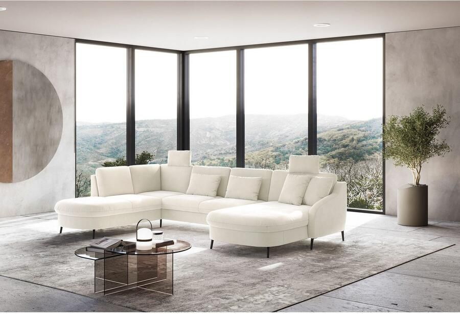 Sit&more Zithoek Soul U-model optioneel met bedfunctie en bedlade of lade - Foto 2