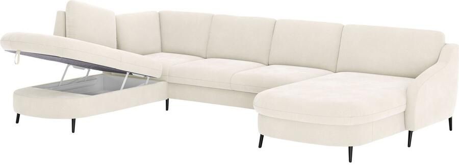 Sit&more Zithoek Soul U-model optioneel met bedfunctie en bedlade of lade - Foto 4