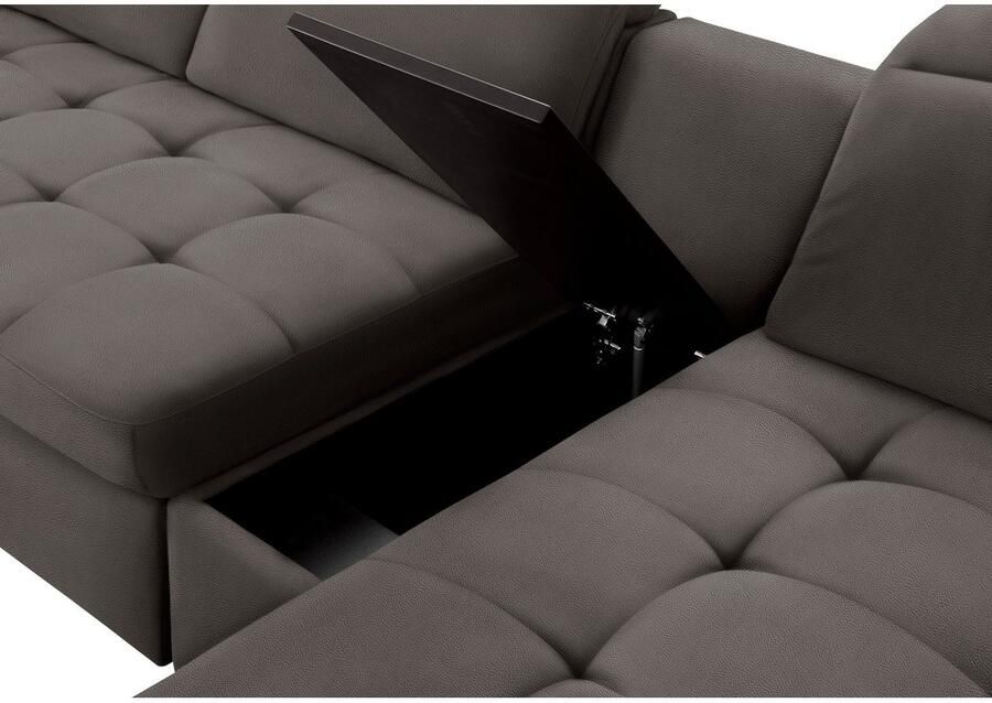 Sit&more Zithoek Stardust U-vorm met verstelbare hoofdsteun armleuningen en tafelelement - Foto 3