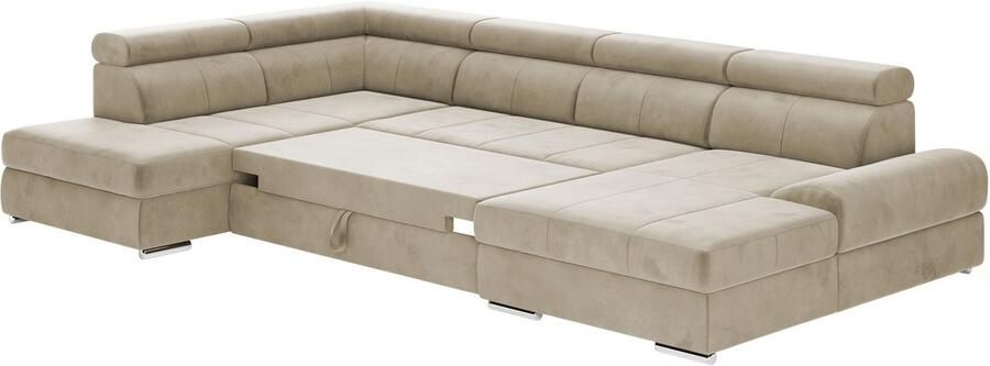 Sit&more Zithoek U-model met verstelbare hoofdsteunen naar keuze met slaapfunctie - Foto 3