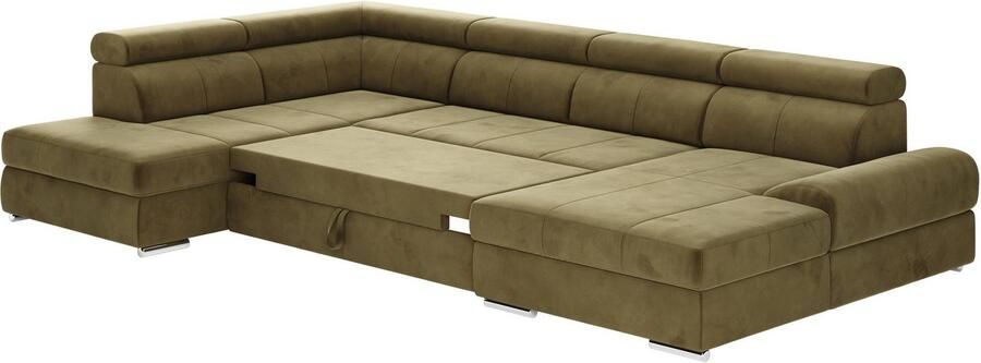 Sit&more Zithoek U-model met verstelbare hoofdsteunen naar keuze met slaapfunctie - Foto 3