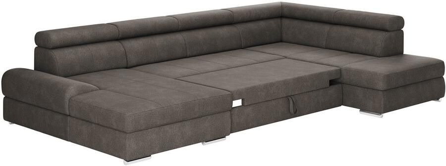 Sit&more Zithoek U-model met verstelbare hoofdsteunen naar keuze met slaapfunctie - Foto 3