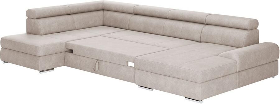 Sit&more Zithoek U-model met verstelbare hoofdsteunen naar keuze met slaapfunctie - Foto 3