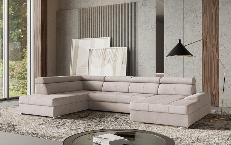 Sit&more Zithoek U-model met verstelbare hoofdsteunen naar keuze met slaapfunctie - Foto 6