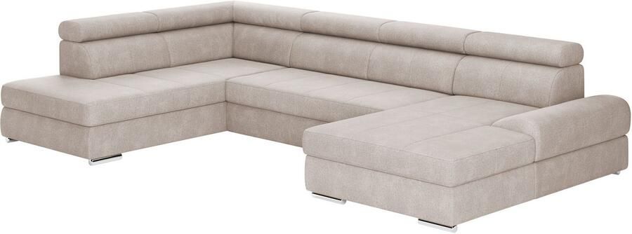 Sit&more Zithoek U-model met verstelbare hoofdsteunen naar keuze met slaapfunctie - Foto 2