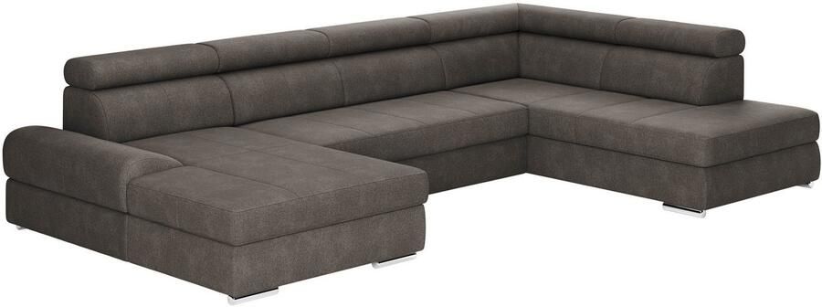 Sit&more Zithoek U-model met verstelbare hoofdsteunen naar keuze met slaapfunctie - Foto 2