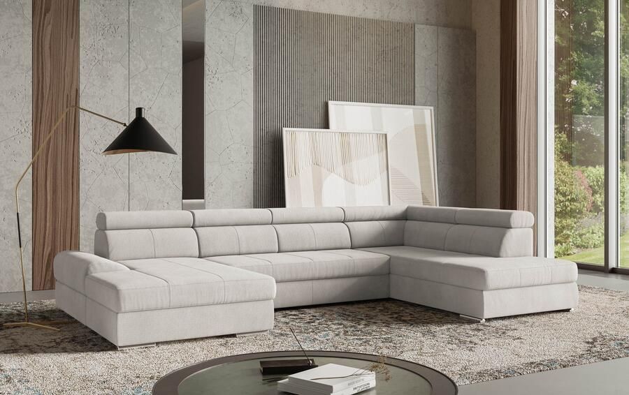 Sit&more Zithoek U-model met verstelbare hoofdsteunen naar keuze met slaapfunctie - Foto 5