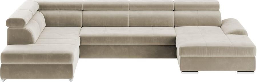 Sit&more Zithoek U-model met verstelbare hoofdsteunen naar keuze met slaapfunctie - Foto 4