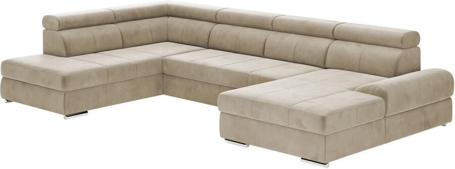 Sit&more Zithoek U-model met verstelbare hoofdsteunen naar keuze met slaapfunctie - Foto 2