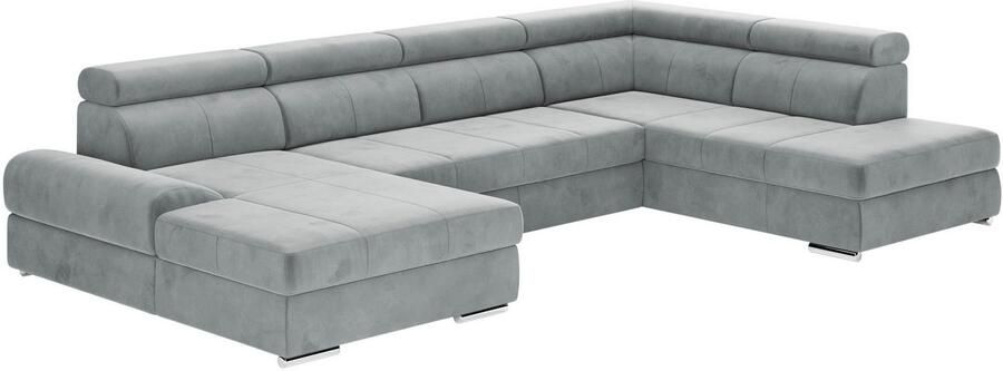 Sit&more Zithoek U-model met verstelbare hoofdsteunen naar keuze met slaapfunctie - Foto 2