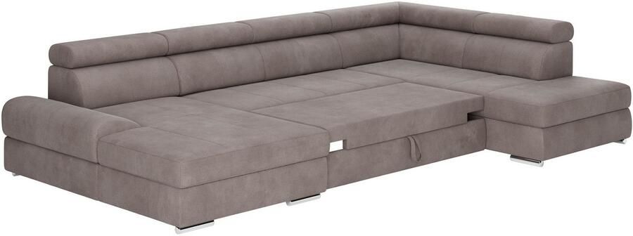 Sit&more Zithoek U-model met verstelbare hoofdsteunen naar keuze met slaapfunctie - Foto 2