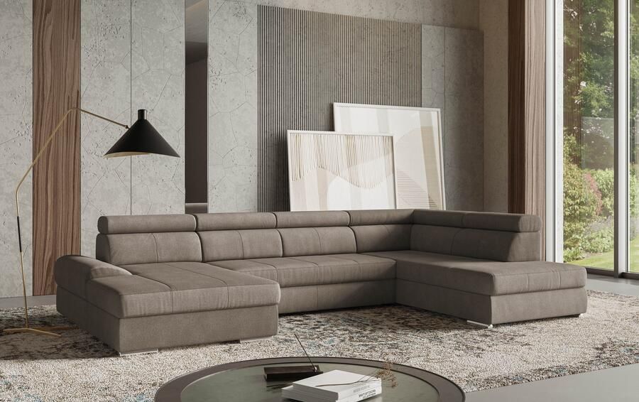 Sit&more Zithoek U-model met verstelbare hoofdsteunen naar keuze met slaapfunctie - Foto 5