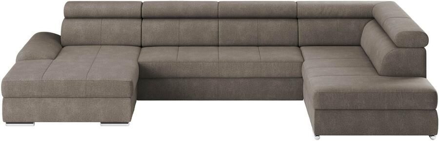 Sit&more Zithoek U-model met verstelbare hoofdsteunen naar keuze met slaapfunctie - Foto 4