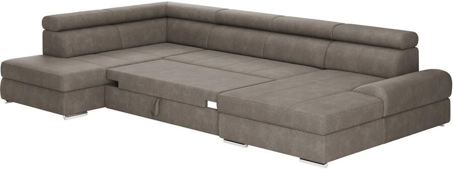 Sit&more Zithoek U-model met verstelbare hoofdsteunen naar keuze met slaapfunctie - Foto 3