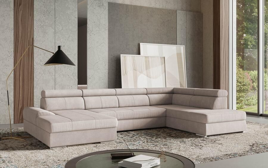 Sit&more Zithoek U-model met verstelbare hoofdsteunen naar keuze met slaapfunctie - Foto 5