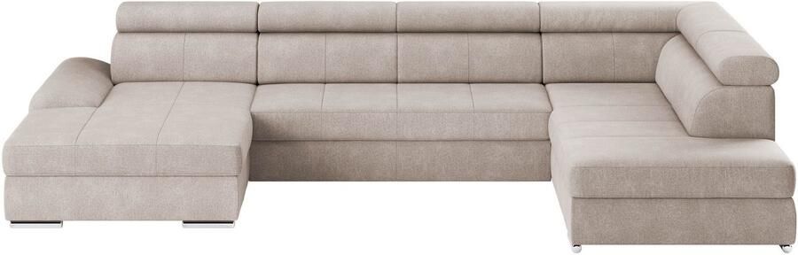 Sit&more Zithoek U-model met verstelbare hoofdsteunen naar keuze met slaapfunctie - Foto 4