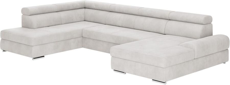 Sit&more Zithoek U-model met verstelbare hoofdsteunen naar keuze met slaapfunctie - Foto 2